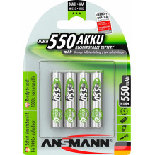 Ansmann 550mA NiMh AAA 4 pcs
