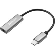 „Sandberg USB-C“ garso adapteris, sidabrinis / juodas