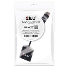 CLUB 3D CLUB 3D CAC-2070DisplayPort 1.2 to HDMI 2.0 UHD Active Adapter