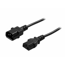 Deltaco maitinimo laidas IEC C13 - IEC C14 2m juodas