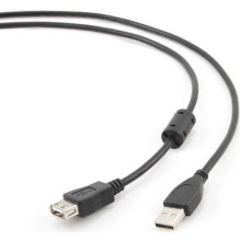 Gembird CP-USB2-AMAF-6 1.8m juodas
