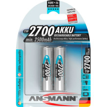 Ansmann 2700mA NiMh AA 2 pcs