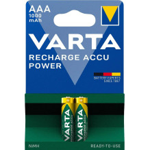 Varta Recharge Accu 1000mAh AAA 2 pcs Varta Recharge Accu 1000mAh AAA 2 pcs