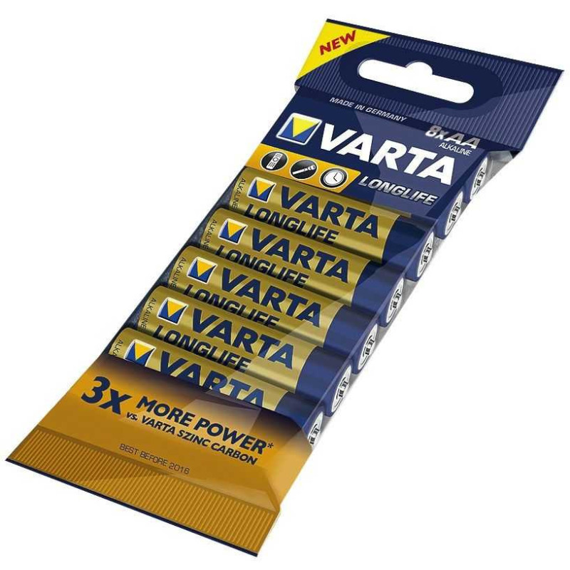 Varta Longlife R6 (AA) 8-pack