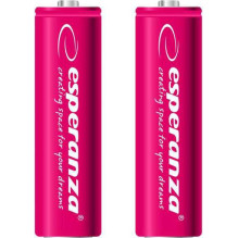Esperanza Rechargeable Red AA / R6 2000mAh 2 pack Esperanza Rechargeable Red AA / R6 2000mAh 2 pack