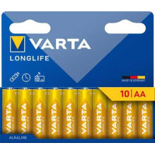 Varta Battery LONGLIFE AA NEW 10pcs. Varta Battery LONGLIFE AA NEW 10pcs.