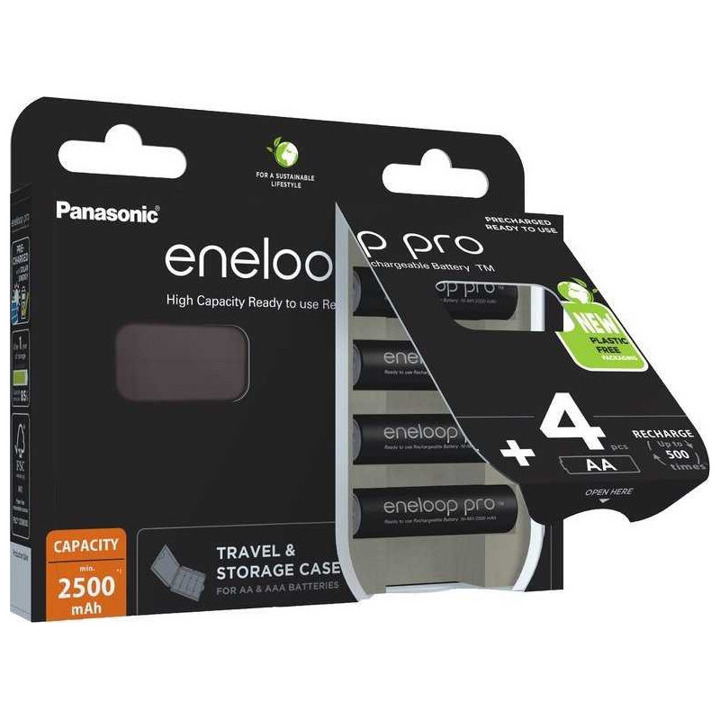 Panasonic Pro AA / R6 2500mAh 4 pack
