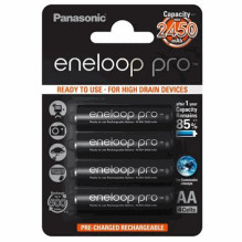 Panasonic Rechargeable 4x AA BK-3HCCE-4BE (2450mAh)
