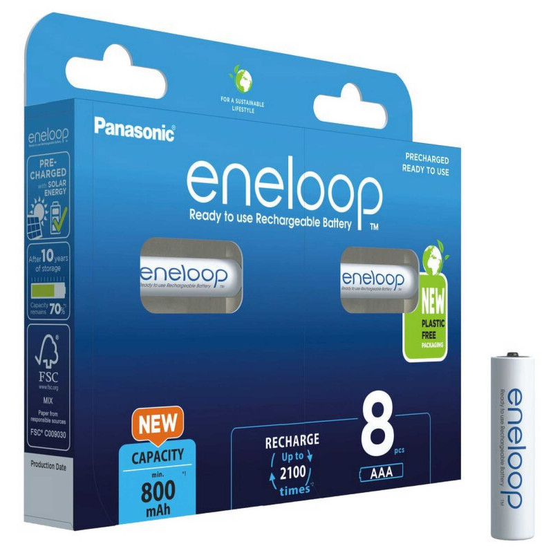 Panasonic Eneloop BK-4MCDE / 8BE 8pcs