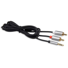 Libox LB0092 3.5mm Jack to 2x RCA 1.5m Black Libox LB0092 3.5mm Jack to 2x RCA 1.5m Black