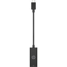 HP HP USB-C adapteris (vyriškas) RJ45 (lizdas) (juodas, 10cm )
