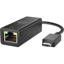 HP HP USB-C adapteris (vyriškas) RJ45 (lizdas) (juodas, 10cm )