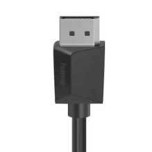 Hama 00200696 DisplayPort 1.2 Cable Ultra HD 4K 1.5m Black