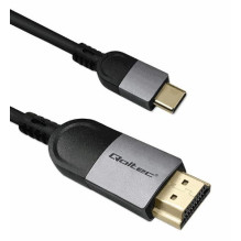 Qoltec kabelis USB-C HDMI 4K 60Hz 2m juodas