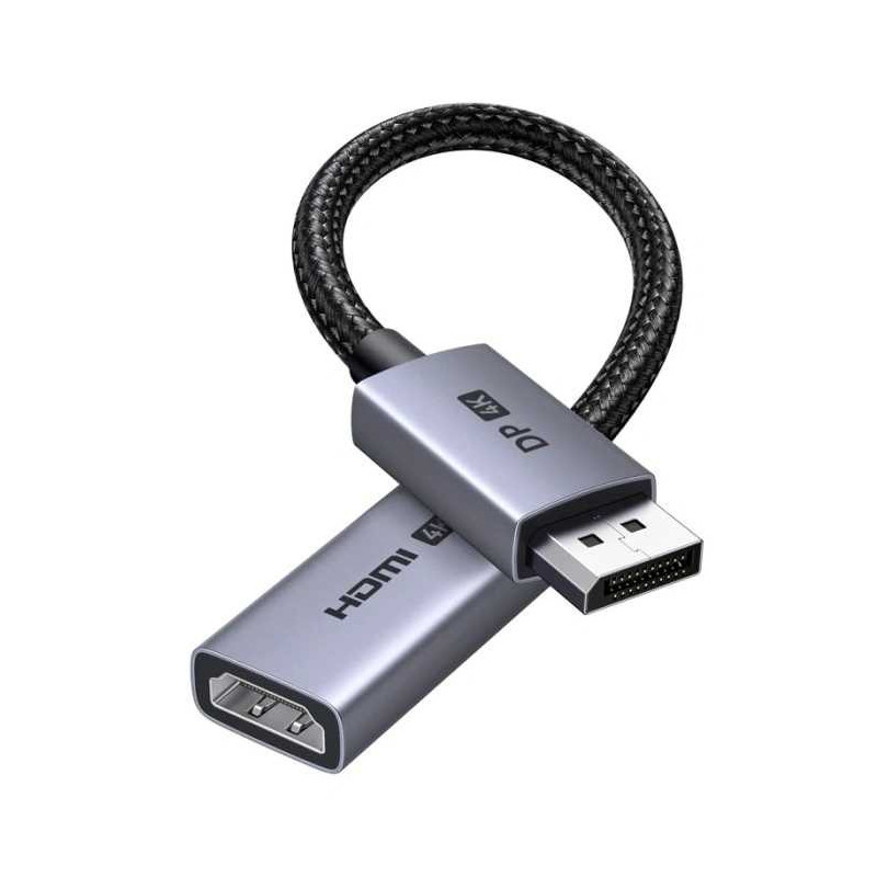 Ugreen DisplayPort į HDMI 4K 20cm DP139