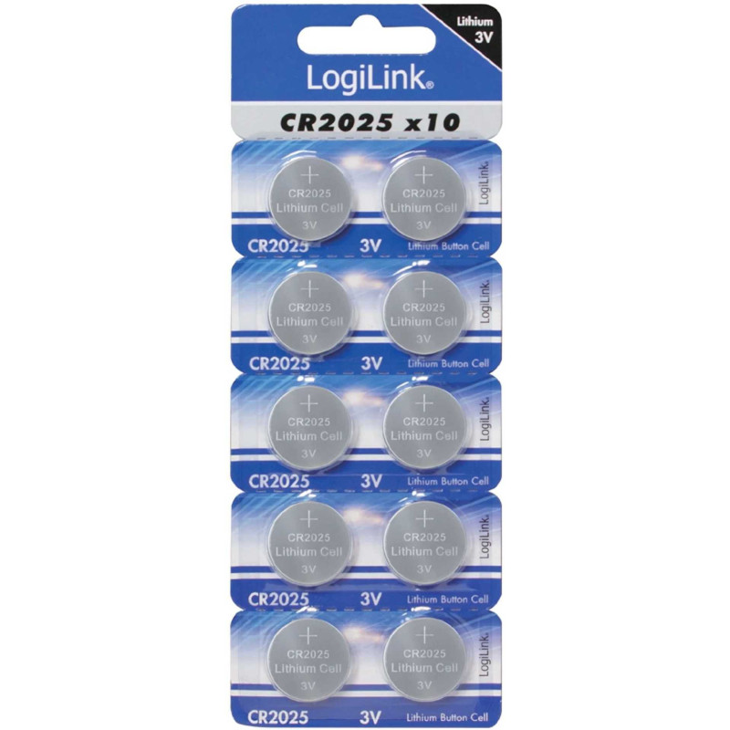 Logilink Button Cell CR2025 10pcs