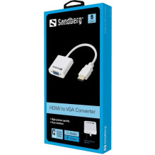 „Sandberg 508-69“ HDMI į VGA keitiklis „Sandberg 508-69“ HDMI į VGA keitiklis