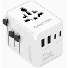 Canyon Travel Adapter OnTour 70 EU / UK / US / AUS 70W White Canyon Travel Adapter OnTour 70 EU / UK / US / AUS 70W White