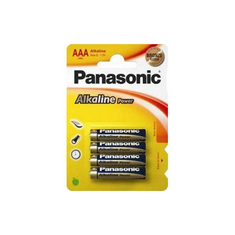 Panasonic Power Bronze Alkaline AAA (LR03APB), 4-pack