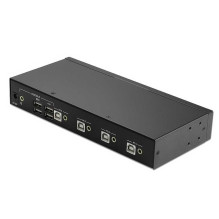 „Revell“ 4 prievadų USB 2.0 ir garso KM komutatorius, juodas „Revell“ 4 prievadų USB 2.0 ir garso KM komutatorius, juodas