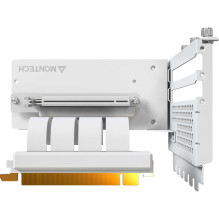 Montech Vertical GPU Mounting Kit PCIe 4.0 Riser Cable White Montech Vertical GPU Mounting Kit PCIe 4.0 Riser Cable White