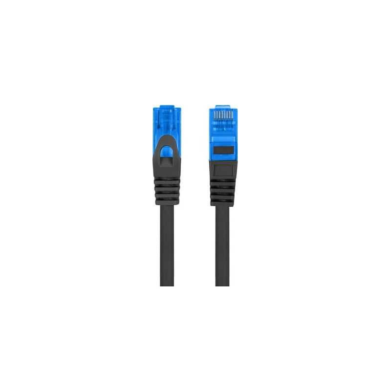 Lanberg Patchcord S / FTP Cat.6A LSZH CCA 1 0,5 m juoda