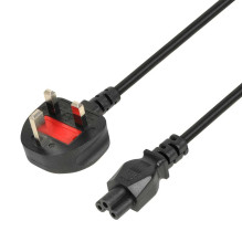 Ibox Nešiojamųjų kompiuterių maitinimo laidas (dobilas) VDE 3x0.75 mm 1,8 m JK kištukas