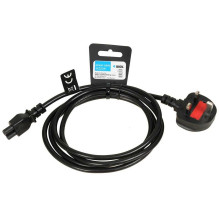 Ibox Power Cable for Laptops (clover) VDE 3x0.75 mm 1.8 m UK plug Ibox Power Cable for Laptops (clover) VDE 3x0.75 mm 1.8 m UK plug