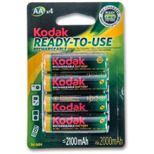Kodak Rechargeable battery AA / R6 2100mAh 4 pack