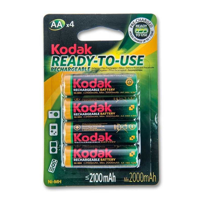 Kodak Rechargeable battery AA / R6 2100mAh 4 pack
