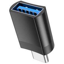 Hoco UA17 USB-C / USB-A OTG, juodas