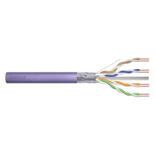 DIGITUS Installation cable cat.6 F / UTP 100m purple DIGITUS Installation cable cat.6 F / UTP 100m purple