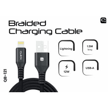 Quik Cable QB-122 USB Lightning 1.5m Black