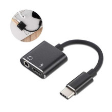 Riff Adapter Type-C to Type-C + jack 3.5mm Riff Adapter Type-C to Type-C + jack 3.5mm