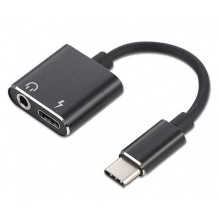 Riff Adapter Type-C to Type-C + jack 3.5mm Riff Adapter Type-C to Type-C + jack 3.5mm