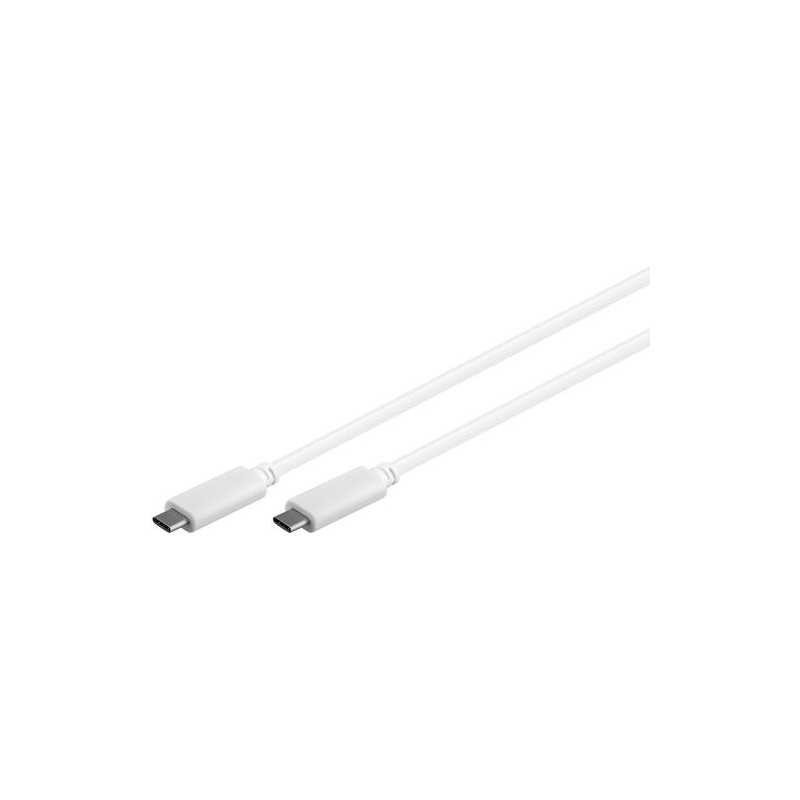 Goobay 67194 USB-C 3.1 kartos 1 m baltas