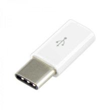 Sbox Micro USB 2.0 F. - TYPE C M. white AD.USB-C W