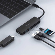 Sbox TCA-51 USB Type-C-HDMI, USB-3.0, SD+TF Sbox TCA-51 USB Type-C-HDMI, USB-3.0, SD+TF