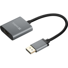 „Sandberg“ adapteris DP1.4 HDMI2.0 4K60 „Sandberg“ adapteris DP1.4 HDMI2.0 4K60