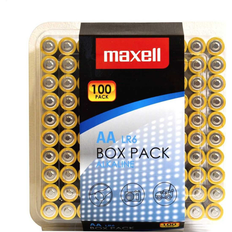 MAXELL Box Pack AA 100pcs