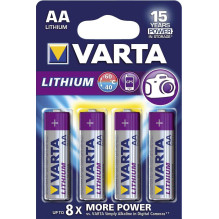 Varta ličio AA baterijos, 4...