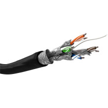 Goobay 57197 CAT 6 outdoor network cable S / FTP (PiMF) 100m Black Goobay 57197 CAT 6 outdoor network cable S / FTP (PiMF) 100m Black