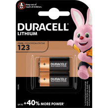 Duracell Ultra Photo CR123 1400mAh 2 pack