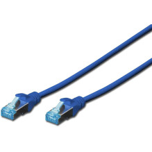 DIGITUS CAT 5e U-UTP pataisos kabelis 0,5m Blue