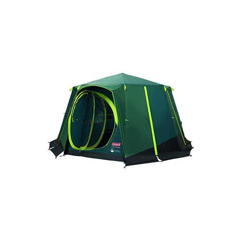 COLEMAN Coleman kupolinė palapinė Cortes Octagon 8 Blackout (tamsiai žalia, modelis 2020)