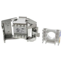 Alantec RJ45 cat.6 PoE+ STP Keystone modulis