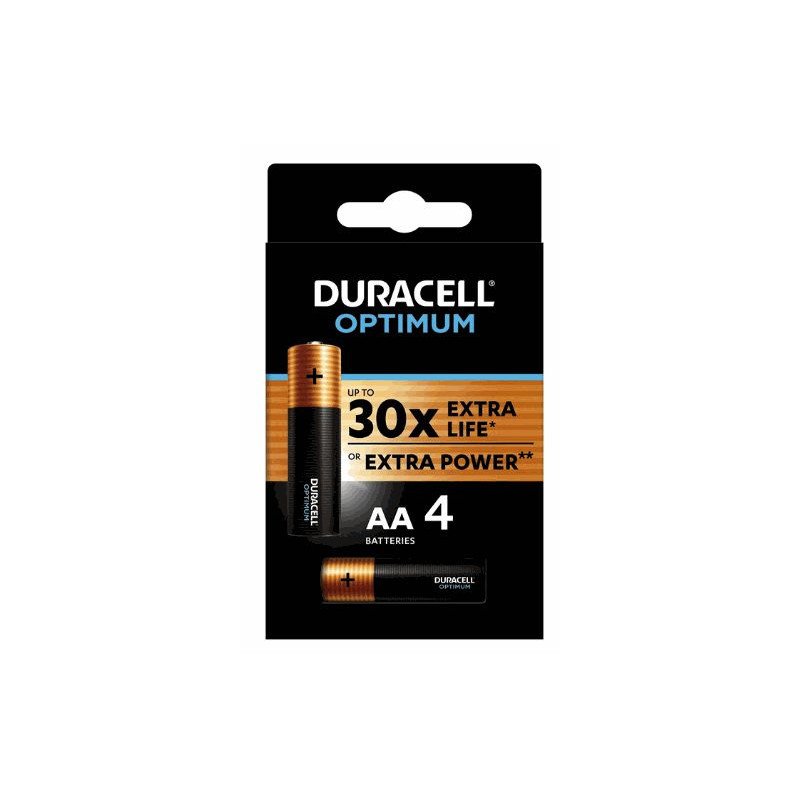Duracell Optimum AA Alkaline 4pcs