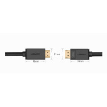 Ugreen 10239 DP į HDMI kabelis 4K 30 Hz 32A Ugreen 10239 DP į HDMI kabelis 4K 30 Hz 32A
