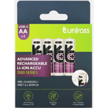 Uniross Batteries USB-C AA...