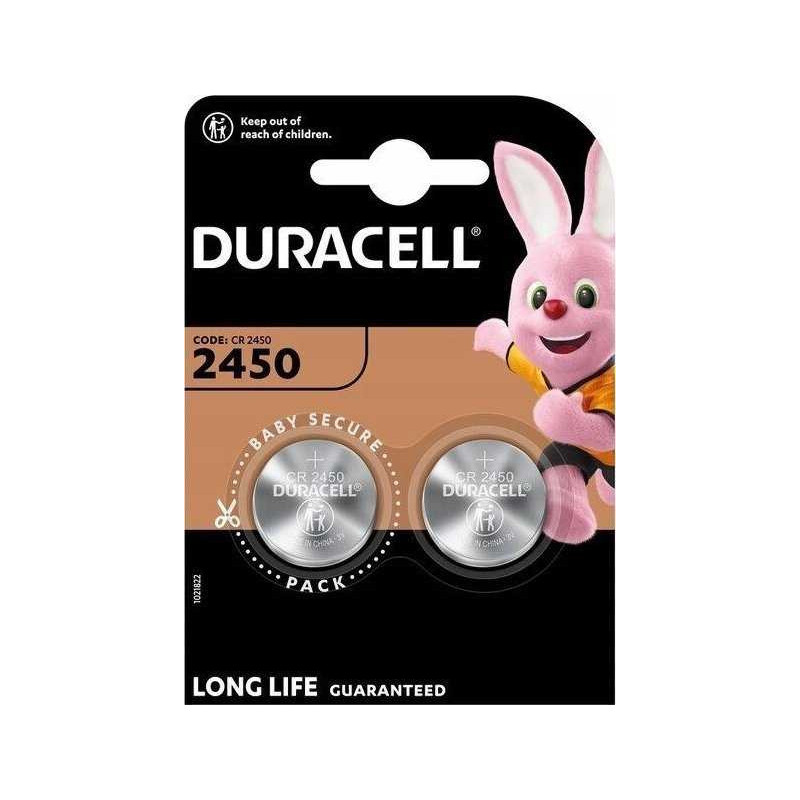 Duracell Long Life CR2450 2pcs